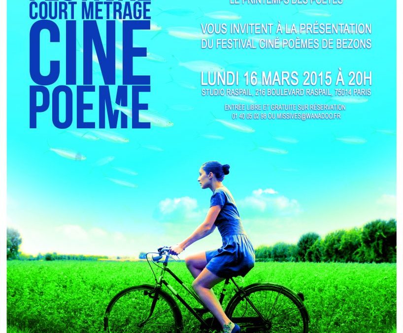 16 mars 2015 – Festival court métrage Ciné Poème