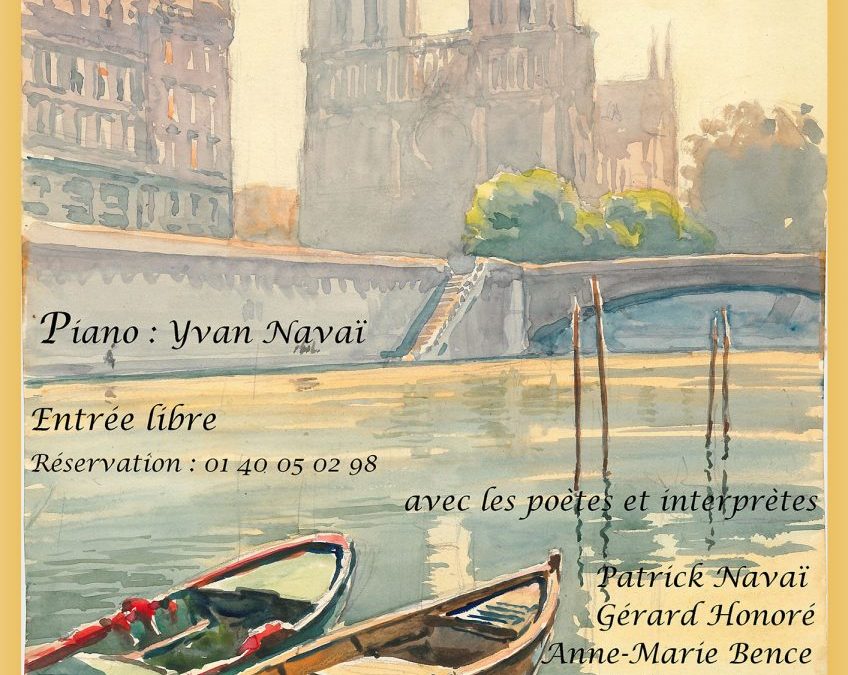2 avril 2016 Soirée Poétique Au fil de l’eau