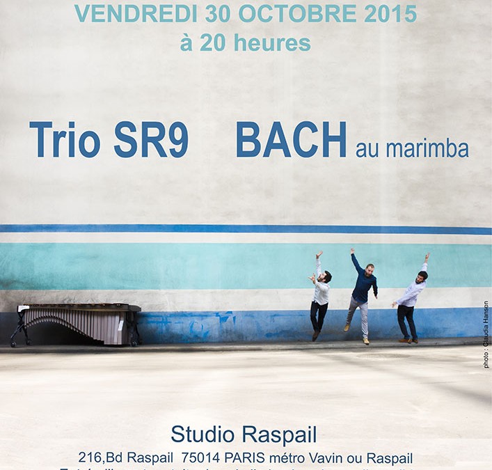 30 octobre 2015 – Trio SR9 BACH au marimba